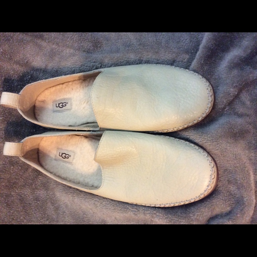UGG leather flats